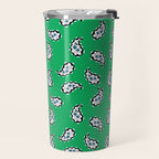 Leafy Whirls 1 Travel Mug Gallery Image 2