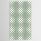Vintage Stars XIII Sage Green Tablecloth Gallery Image 2