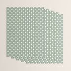 Vintage Stars XIII Sage Green Wrapping Paper Gallery Image 3