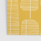 Mid Century Modern Forest Yellow Poster Gallery Image 3