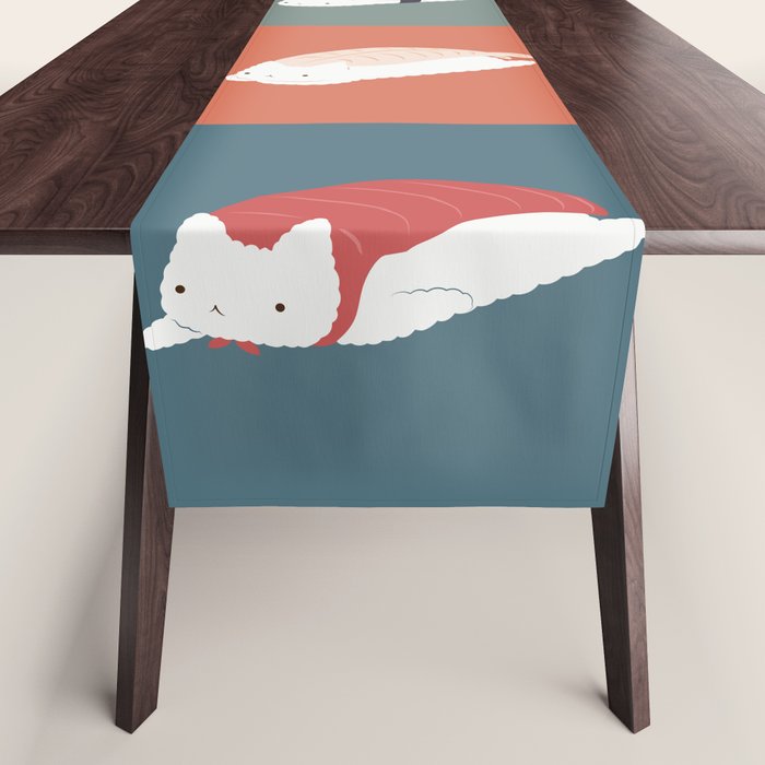 Sushi Cat 2x2 Table Runner Gallery Image 1