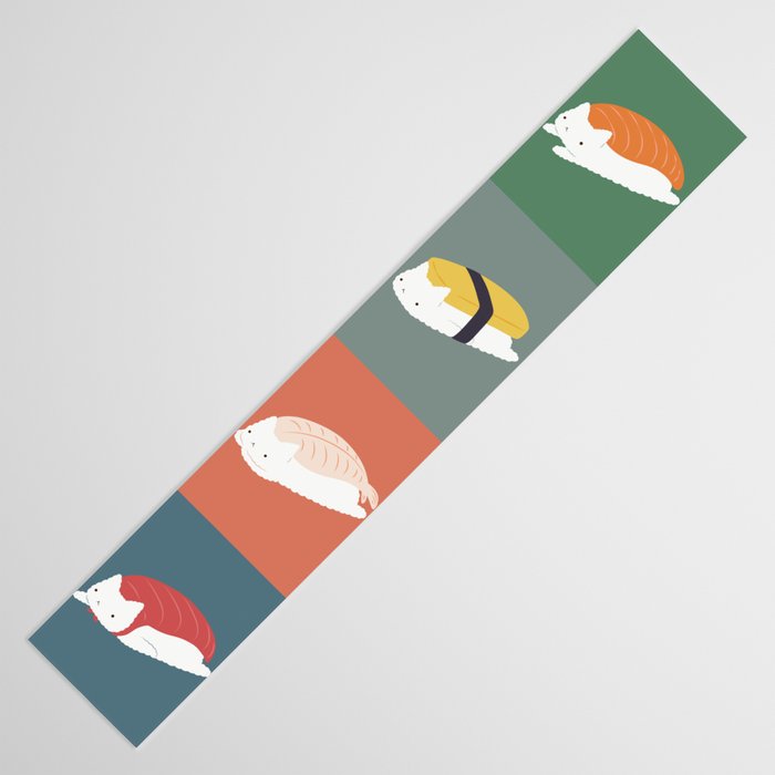 Sushi Cat 2x2 Table Runner Gallery Image 3