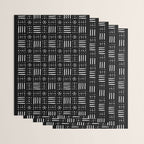 Mudcloth III (Black) Wrapping Paper Gallery Image 3