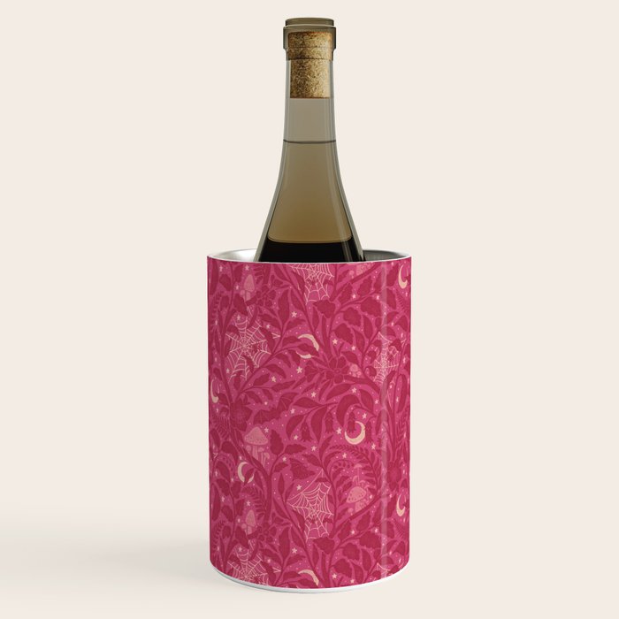 Mysterious Garden - dark pink Wine Chiller Gallery Image 1