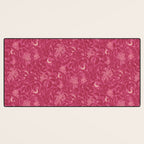 Mysterious Garden - dark pink Desk Mat Gallery Image 3