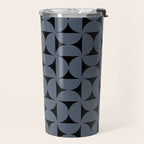 Bauhaus Mid Century Modern Geometric Pattern VIII Travel Mug Gallery Image 2