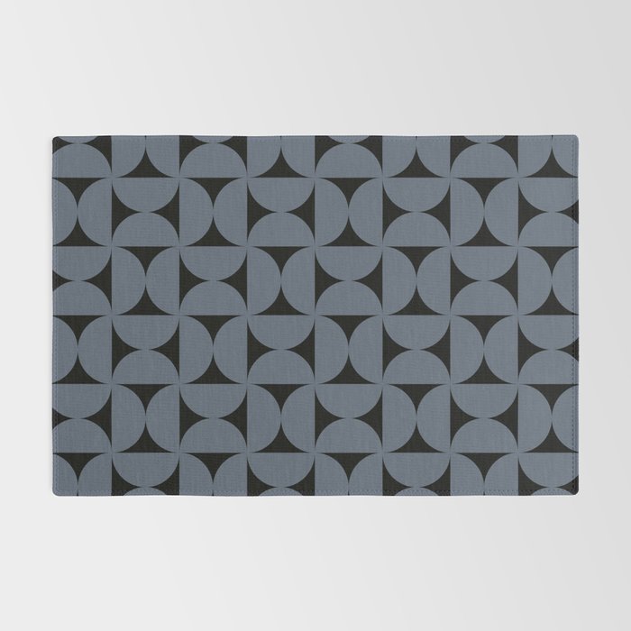 Bauhaus Mid Century Modern Geometric Pattern VIII Rug Gallery Image 2