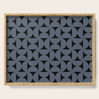 Bauhaus Mid Century Modern Geometric Pattern VIII Serving Tray Gallery Image 1