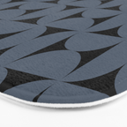 Bauhaus Mid Century Modern Geometric Pattern VIII Bath Mat Gallery Image 3