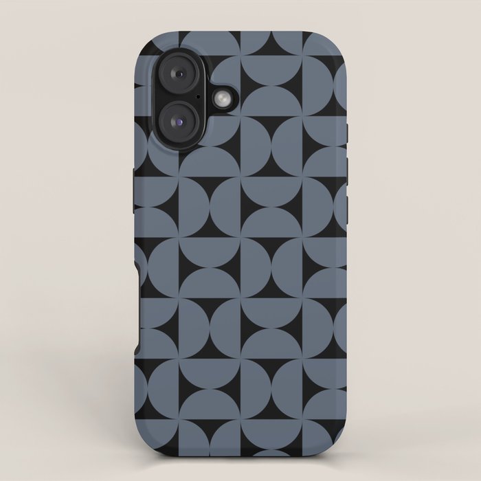 Bauhaus Mid Century Modern Geometric Pattern VIII iPhone Case Gallery Image 1