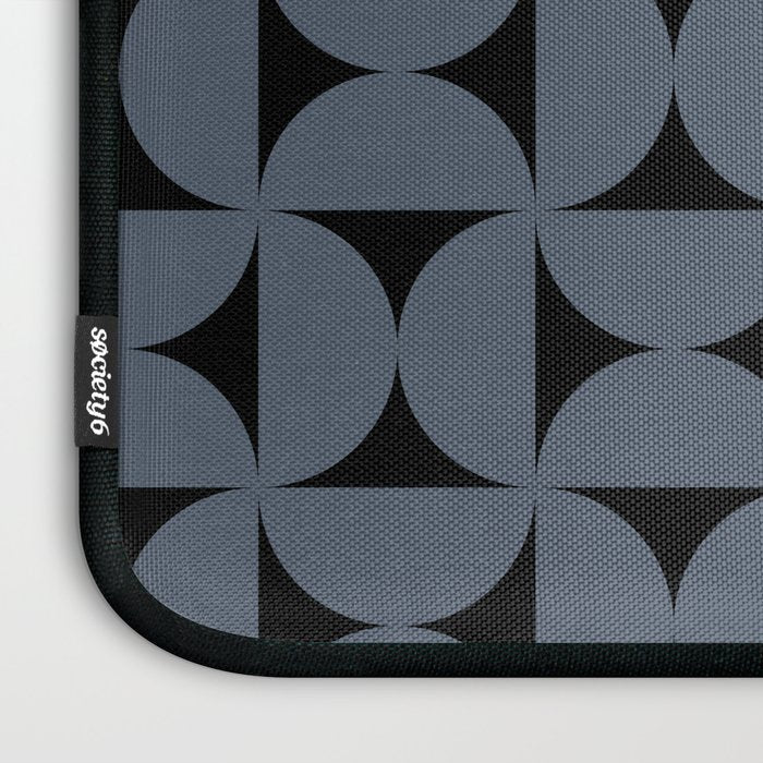 Bauhaus Mid Century Modern Geometric Pattern VIII Laptop Sleeve Gallery Image 3