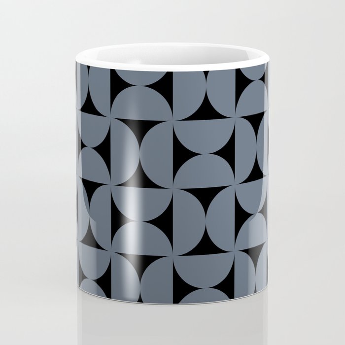 Bauhaus Mid Century Modern Geometric Pattern VIII Coffee Mug Gallery Image 4