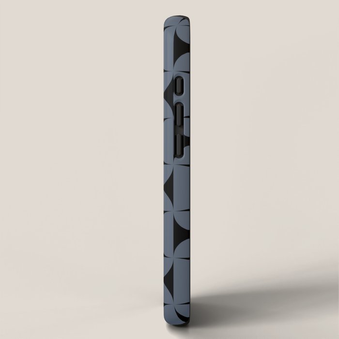 Bauhaus Mid Century Modern Geometric Pattern VIII iPhone Case Gallery Image 2