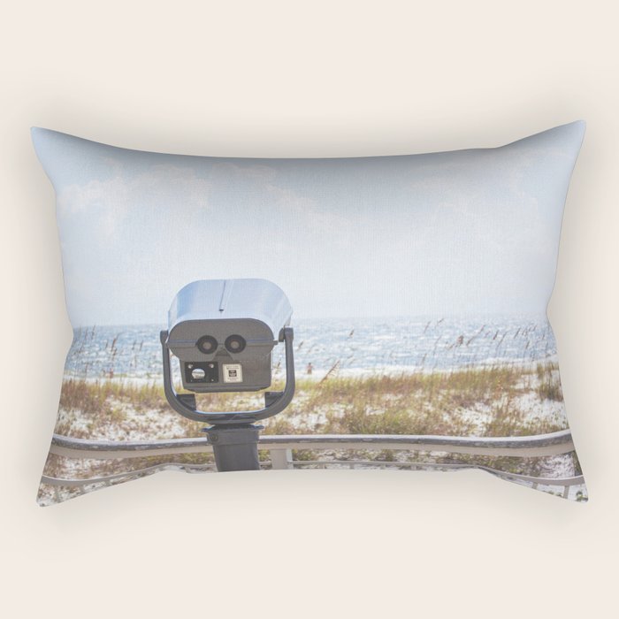 Gulf Shores View x Alabama Coast Photography Rectangular Pillow Gallery Image 2