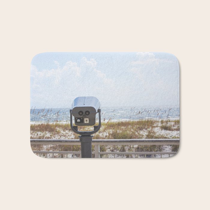 Gulf Shores View x Alabama Coast Photography Bath Mat Gallery Image 1