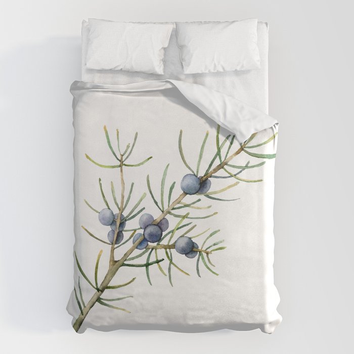 Juniper White Christmas Duvet Cover Gallery Image 1