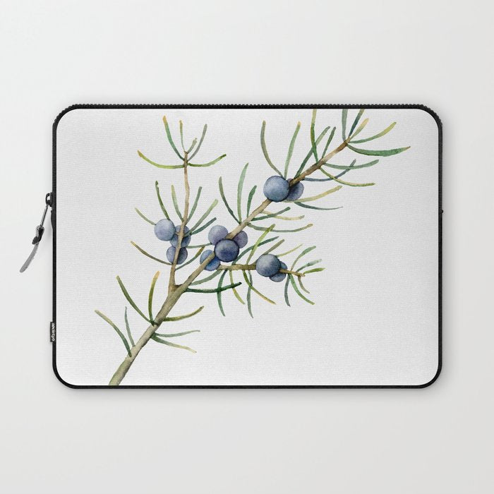 Juniper White Christmas Laptop Sleeve Gallery Image 1