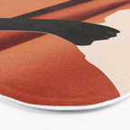 Abstract Art /Minimal Girl  5 Bath Mat Gallery Image 3