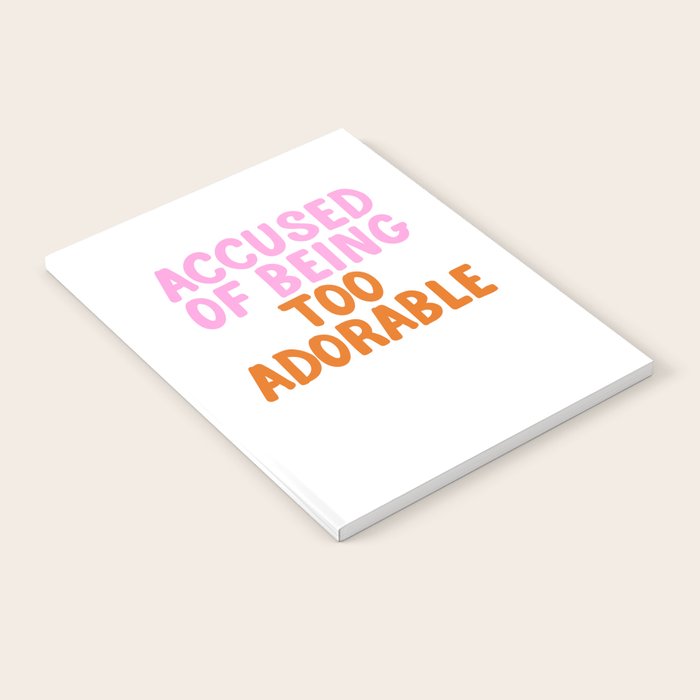Sassy Cute Adorable Confidence Quote Notebook Gallery Image 1