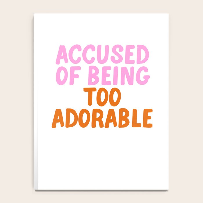 Sassy Cute Adorable Confidence Quote Notebook Gallery Image 4