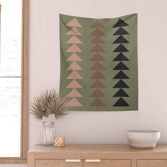 Minimal Geometric 33 Wall Tapestry Gallery Image 2