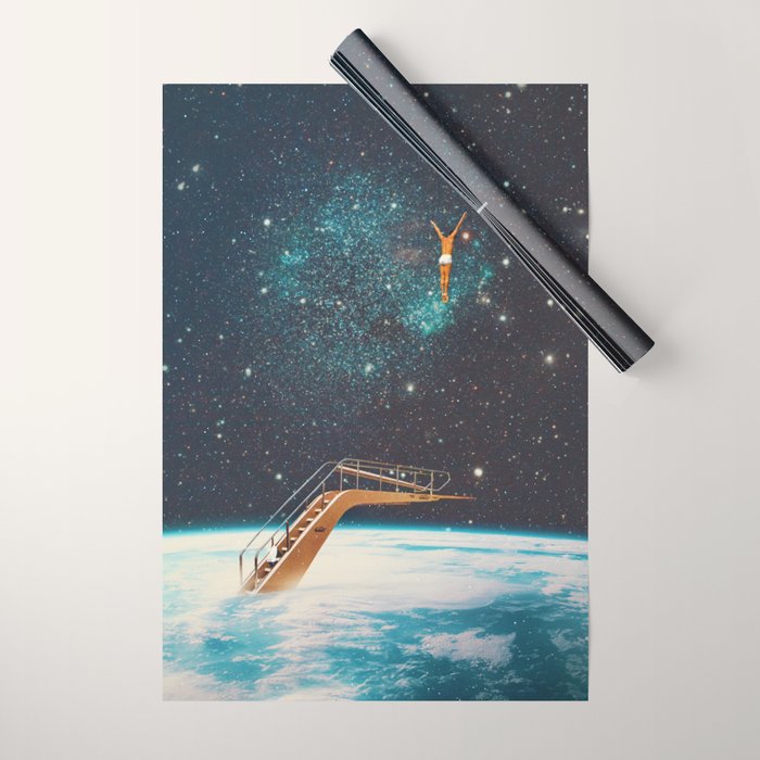 Dive into a Fresh World Wrapping Paper Gallery Image 1