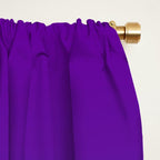 Violet Purple and Turquoise Ombre Window Curtain Gallery Image 2