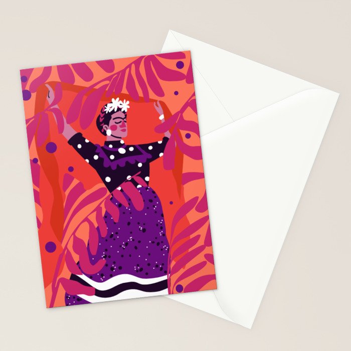 Frida Kahlo Stationery Card Gallery Image 2