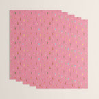 Swimmers in a Sea of Pink Wrapping Paper Gallery Image 3