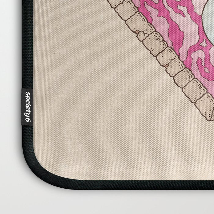 Aeon Archway: Triceratops | Dinosaur Sci-Fi Space Art Laptop Sleeve Gallery Image 3