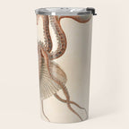 Argonauta Argo octopus (paper nautilus) from an Italian natural history book, 1791 Travel Mug Gallery Image 2