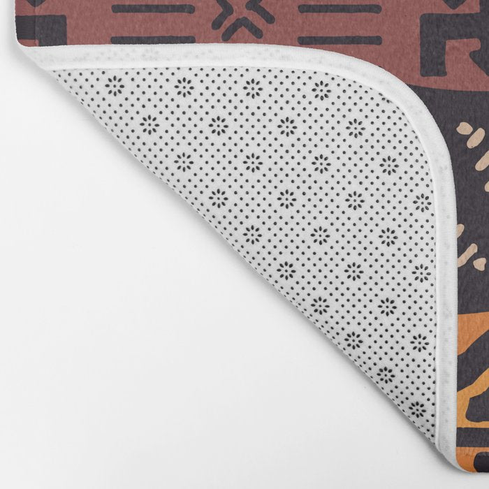 Tribal ethnic geometric pattern 021 Bath Mat Gallery Image 2