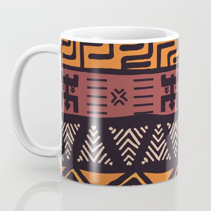 Tribal ethnic geometric pattern 021 Coffee Mug Gallery Image 3