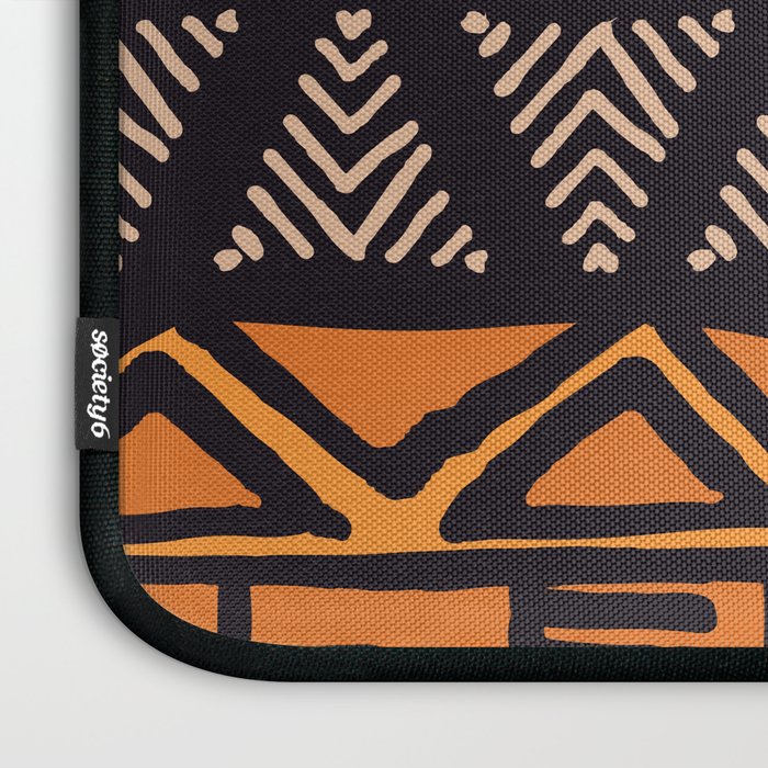 Tribal ethnic geometric pattern 021 Laptop Sleeve Gallery Image 3