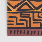 Tribal ethnic geometric pattern 021 Poster Gallery Image 3