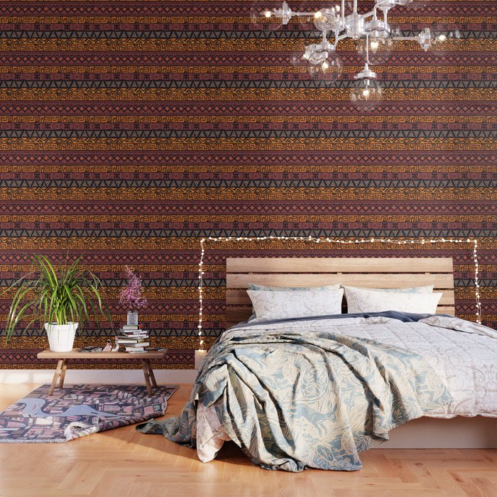 Tribal ethnic geometric pattern 021 Wallpaper Gallery Image 3