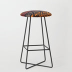 Tribal ethnic geometric pattern 021 Stool Gallery Image 1