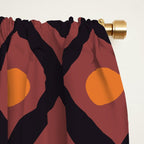 Tribal ethnic geometric pattern 021 Window Curtain Gallery Image 2