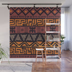 Tribal ethnic geometric pattern 021 Wall Mural Gallery Image 1