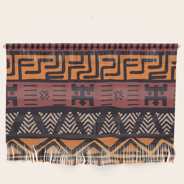 Tribal ethnic geometric pattern 021 Wall Hanging Gallery Image 1