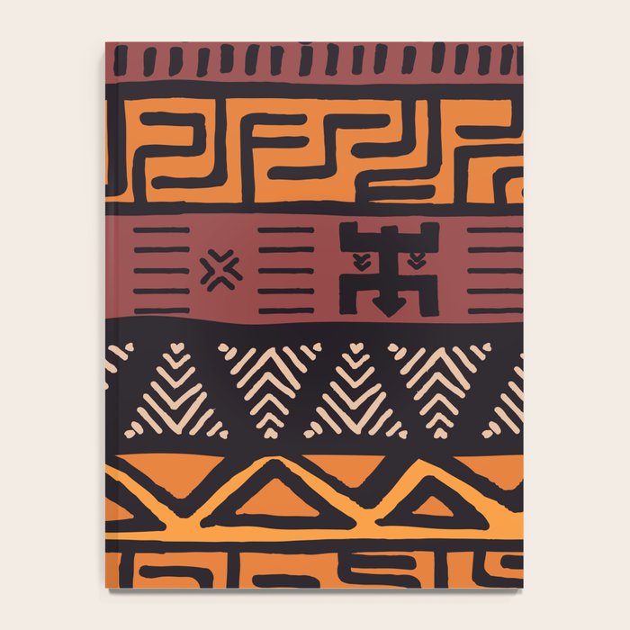 Tribal ethnic geometric pattern 021 Notebook Gallery Image 4