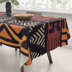 Tribal ethnic geometric pattern 021 Tablecloth Gallery Image 3