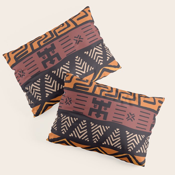 Tribal ethnic geometric pattern 021 Pillow Sham Gallery Image 1