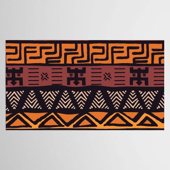 Tribal ethnic geometric pattern 021 Tablecloth Gallery Image 2