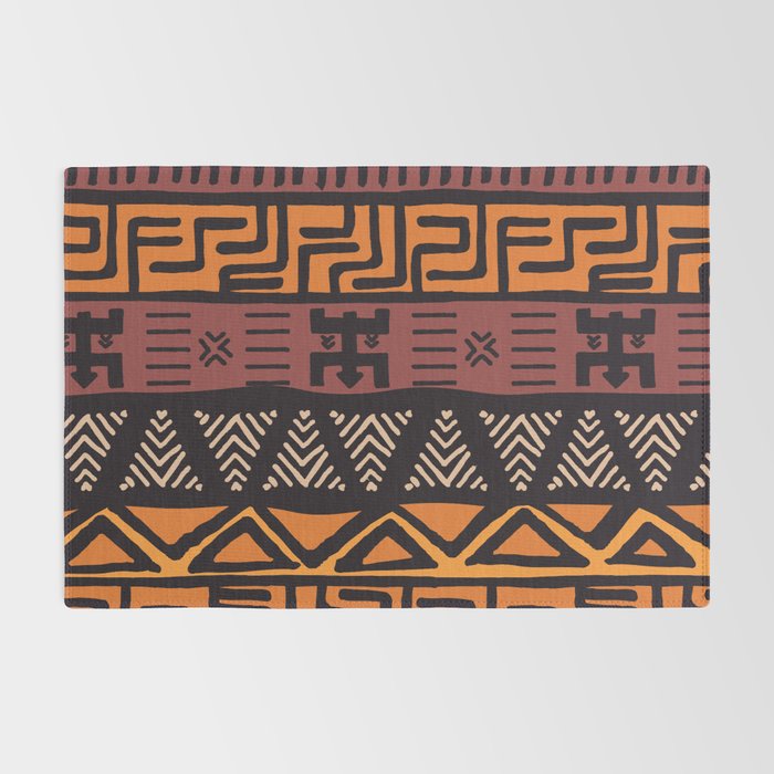Tribal ethnic geometric pattern 021 Rug Gallery Image 2