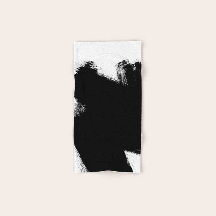 Monochrome Ink 01 Bath Towel Gallery Image 1