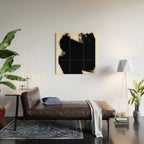 Monochrome Ink 01 Wood Wall Art Gallery Image 2