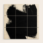 Monochrome Ink 01 Wood Wall Art Gallery Image 1