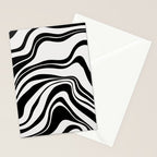 Monochrome Waves Stationery Card Gallery Image 2