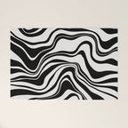 Monochrome Waves Welcome Mat Gallery Image 1